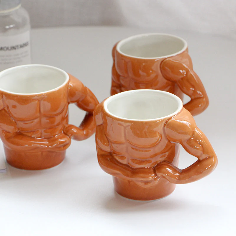 Strong Muscle Arm Ceramic Mug - Image 5