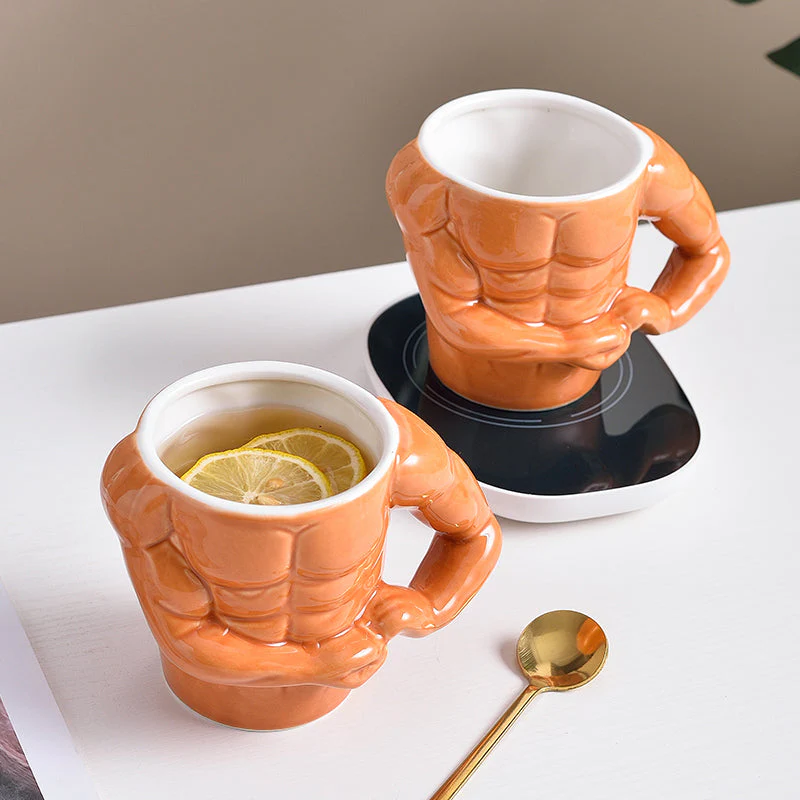 Strong Muscle Arm Ceramic Mug - Image 6