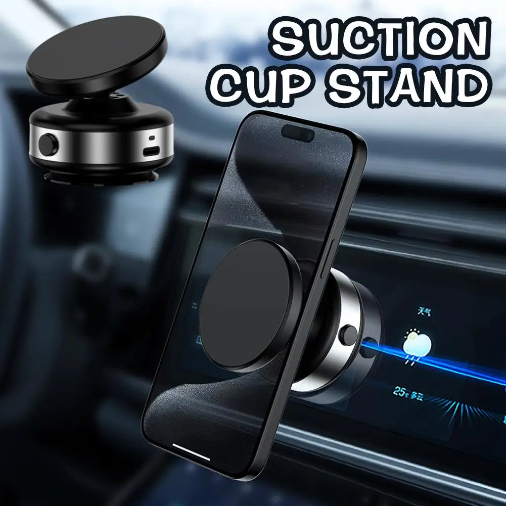 Strong Vacuum Suction Magnetic Car Phone Holder - Image 4