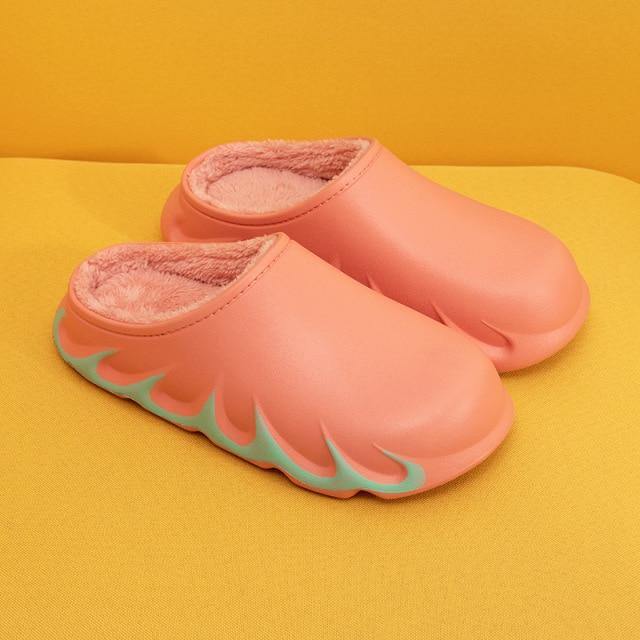Stylish Anti-Slip Indoor Warm Plush Slipper - Image 2