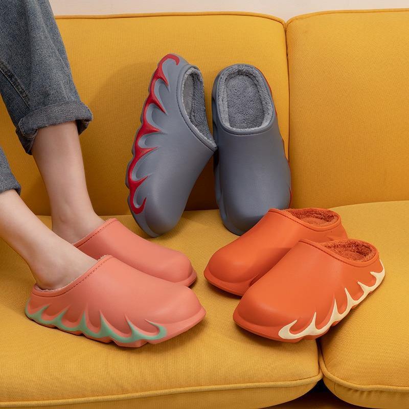 Stylish Anti-Slip Indoor Warm Plush Slipper - Image 4