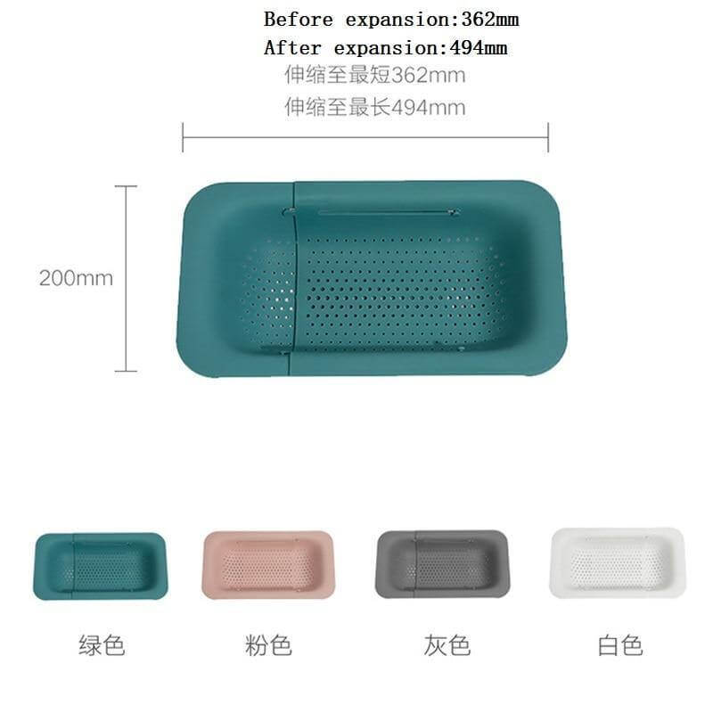 Stylish Extendable Kitchen Drain Basket - Image 5