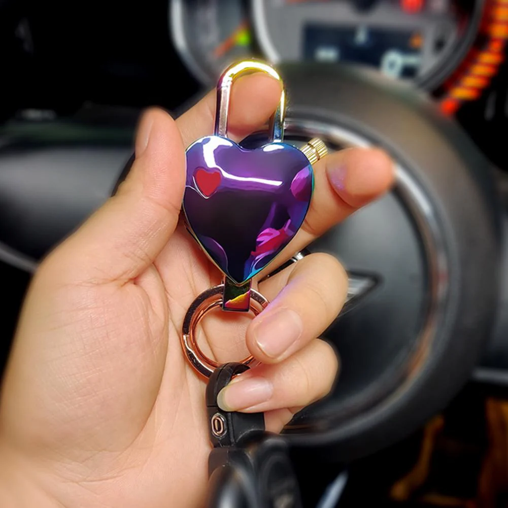 Stylish Heart Permanent Keychain Match Lighter - Image 5