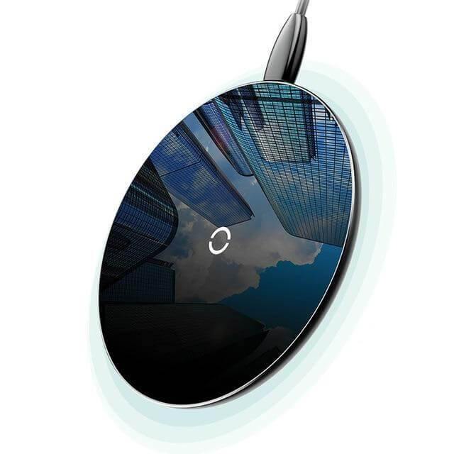Stylish Transparent Wireless Charging Pad for Wireless Charging Supported Phones - Image 10