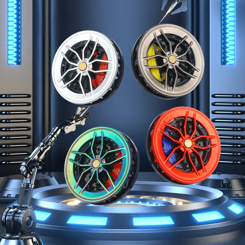 Stylish Wheel Air Vent Rotatable Aromatherapy Car Air Freshener - Image 4