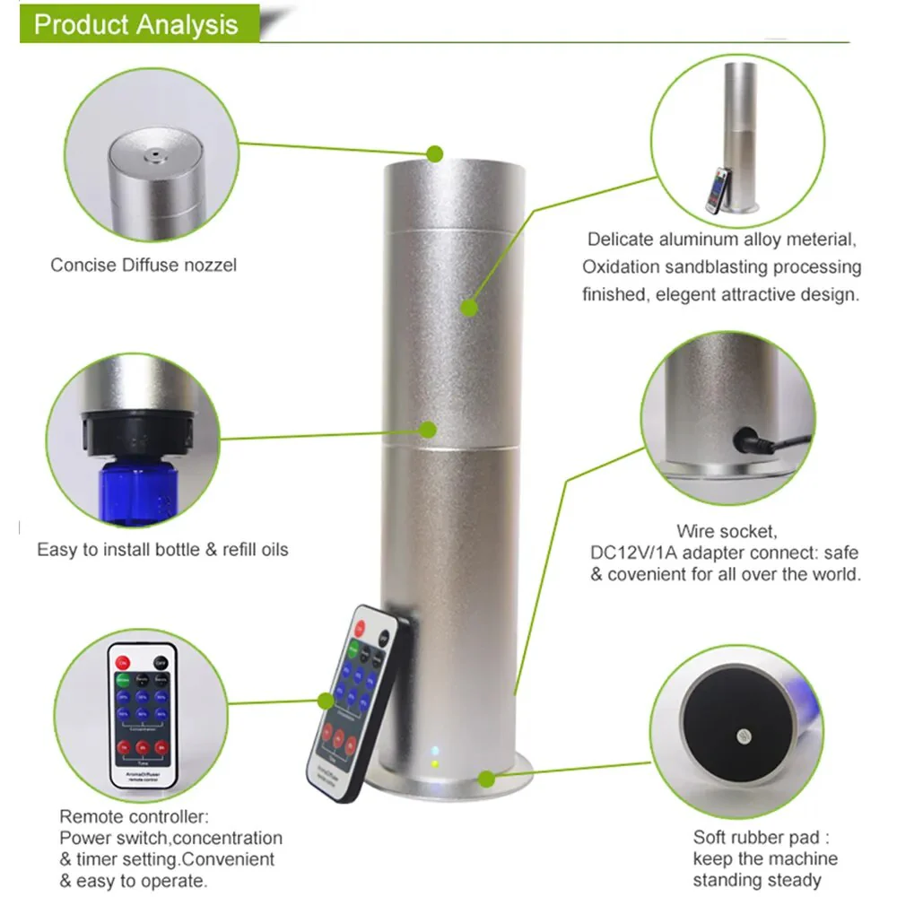 Stylish Whisper-Quiet Aroma Diffuser Air Freshener - Image 6