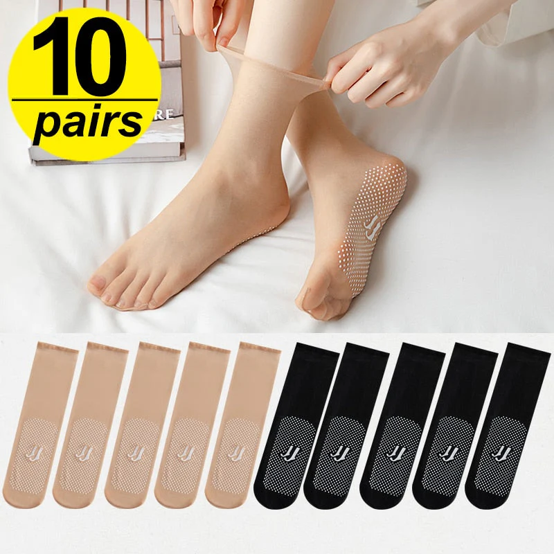 Summer Type Breathable Ultra-thin Silk Women Socks - Image 6