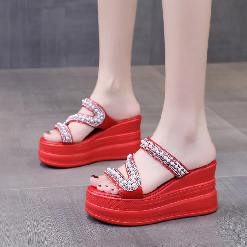 Summer Walk High Platform Slippers - Image 6