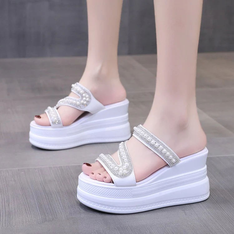Summer Walk High Platform Slippers - Image 7