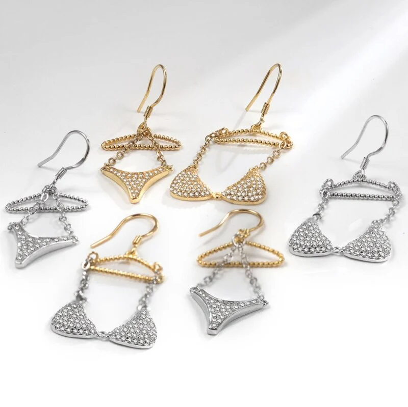 Sun Kissed Bikini Shape Earrings - Image 2