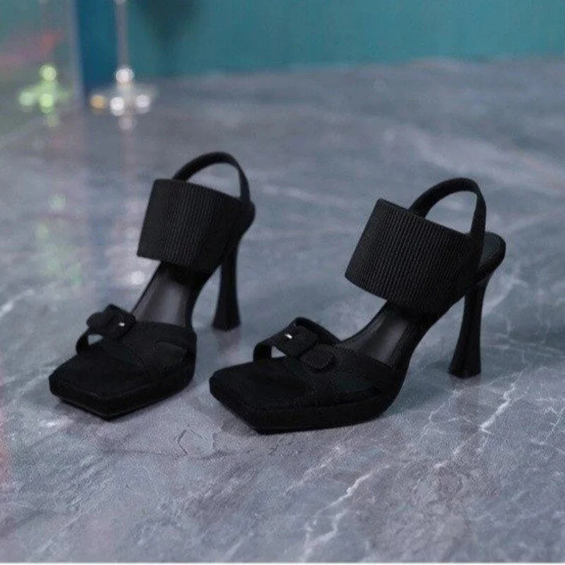 Sun Kissed Charming Women High Heel Sandals - Image 2