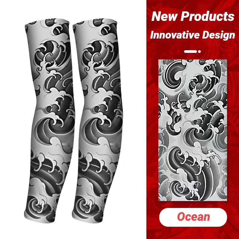 Sun Protection Long Arm Tattoo Sleeves - Image 10