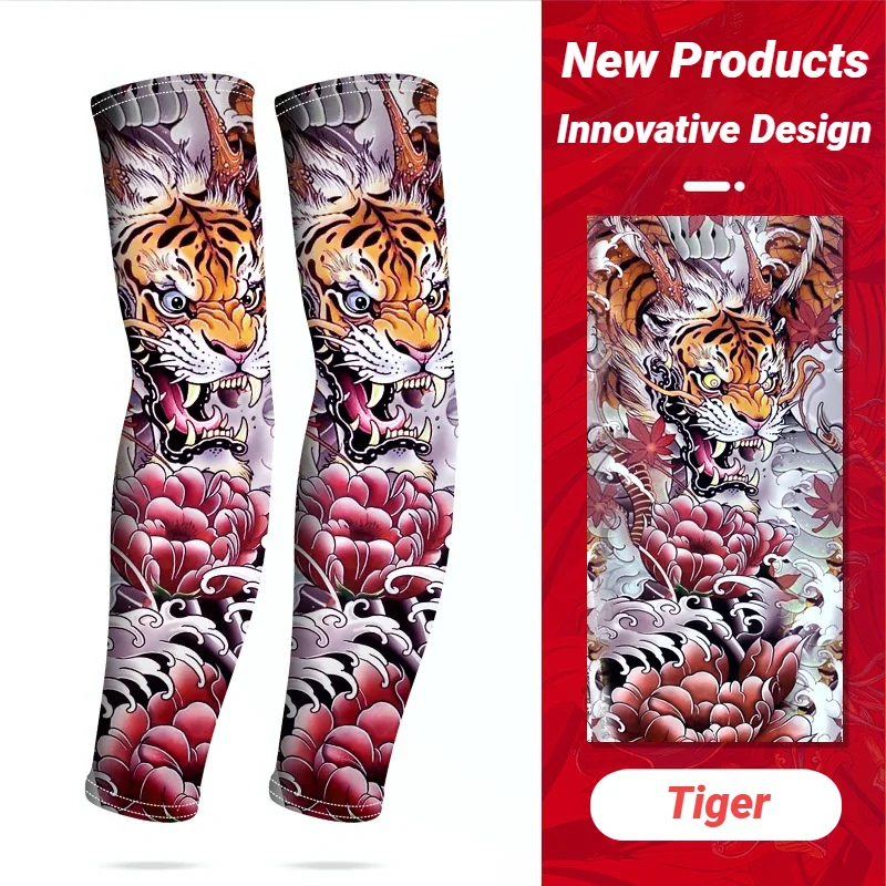 Sun Protection Long Arm Tattoo Sleeves - Image 11