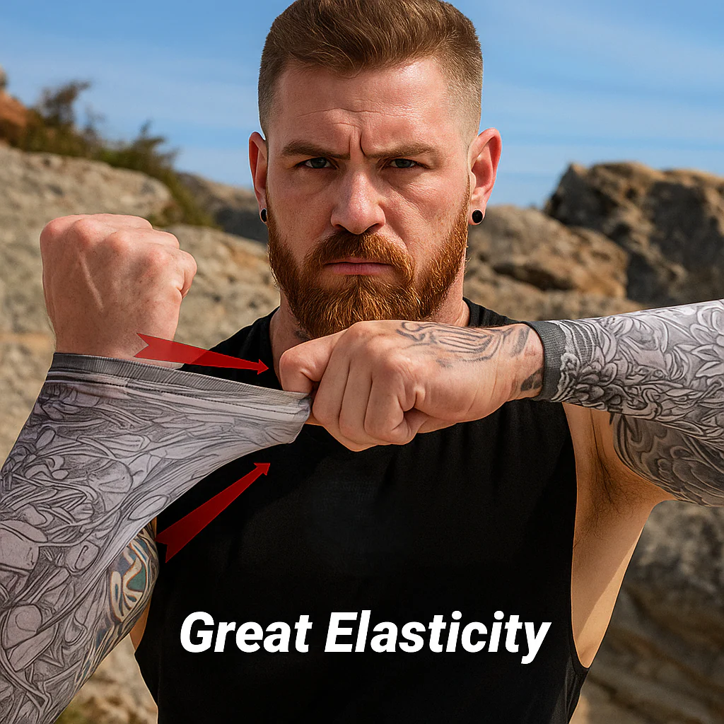 Sun Protection Long Arm Tattoo Sleeves - Image 2