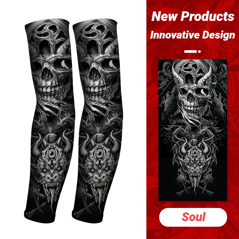Sun Protection Long Arm Tattoo Sleeves - Image 9