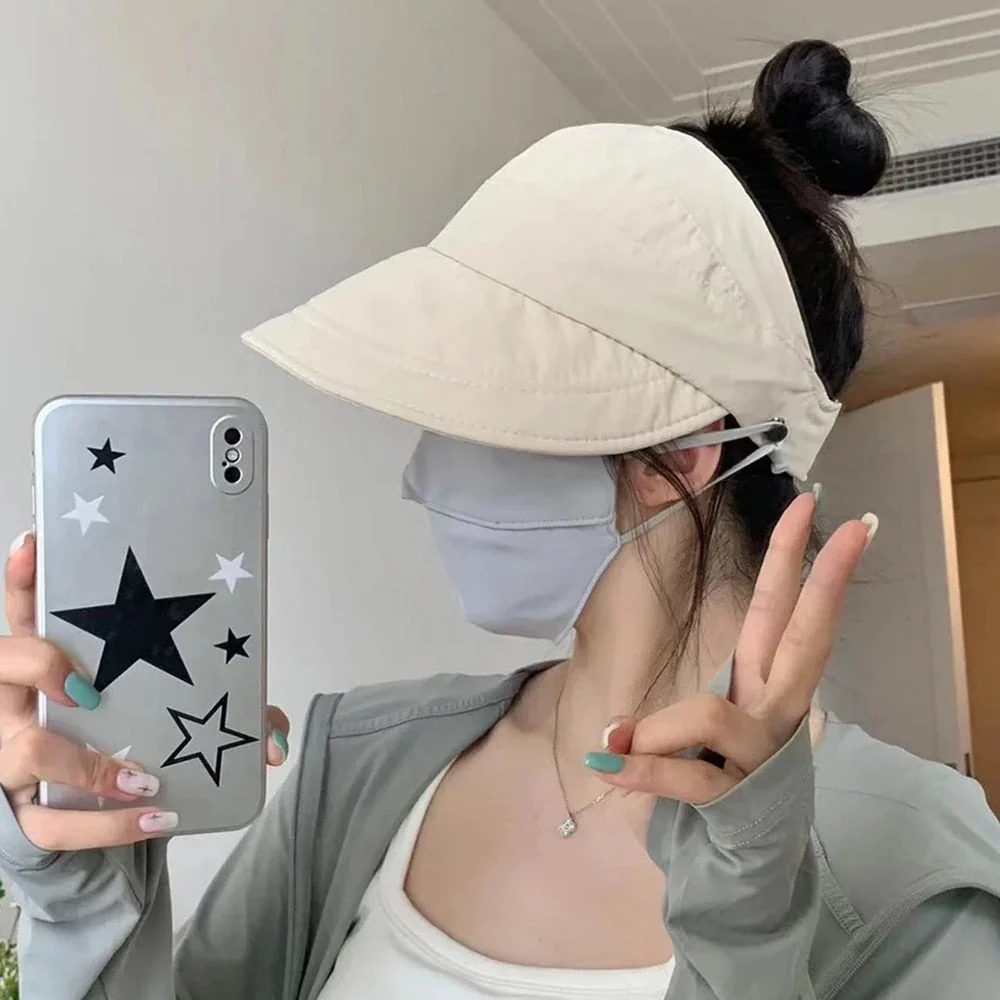 Sun Safe Chic Summer Mask Holder Hat - Image 3