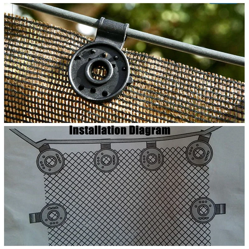 Sun Shade Fix Clamp Net Clip - Image 2