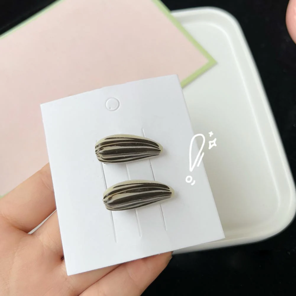 Sunflower Seed Hair Clips - Image 4