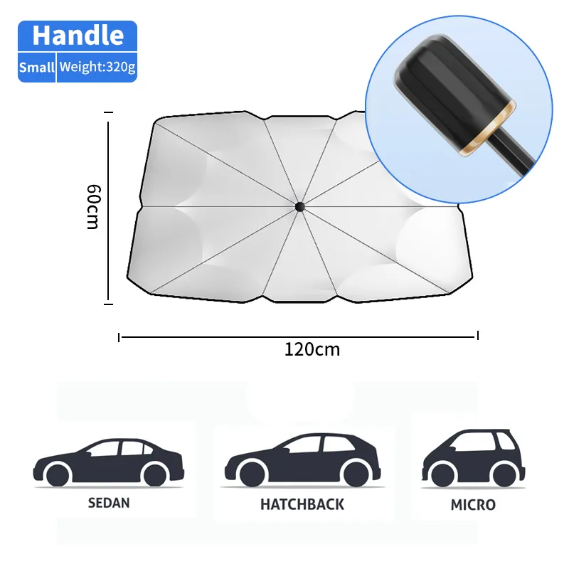 Sunshield Foldable Car Windshield Umbrella - Image 13