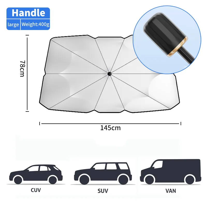 Sunshield Foldable Car Windshield Umbrella - Image 14