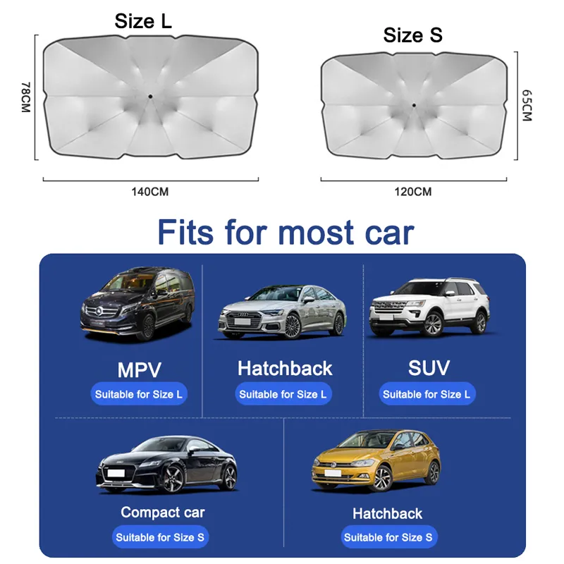 Sunshield Foldable Car Windshield Umbrella - Image 6