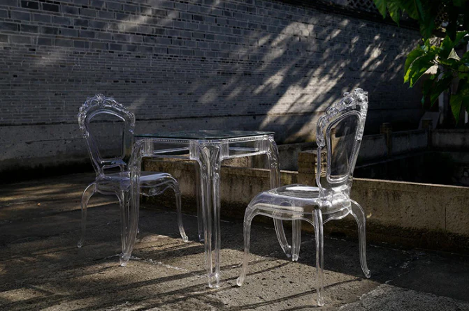 Super Durable Nordic Transparent Dining Chair - Image 6
