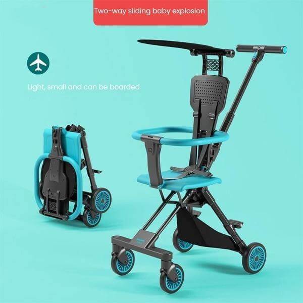 Super Lightweight Foldable Baby Stroller - Image 11