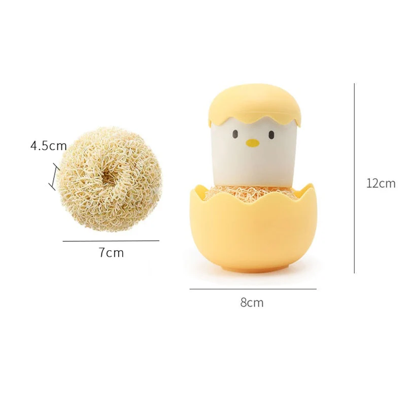 Surprise Egg Kitchen Cleaning Brush - Image 3
