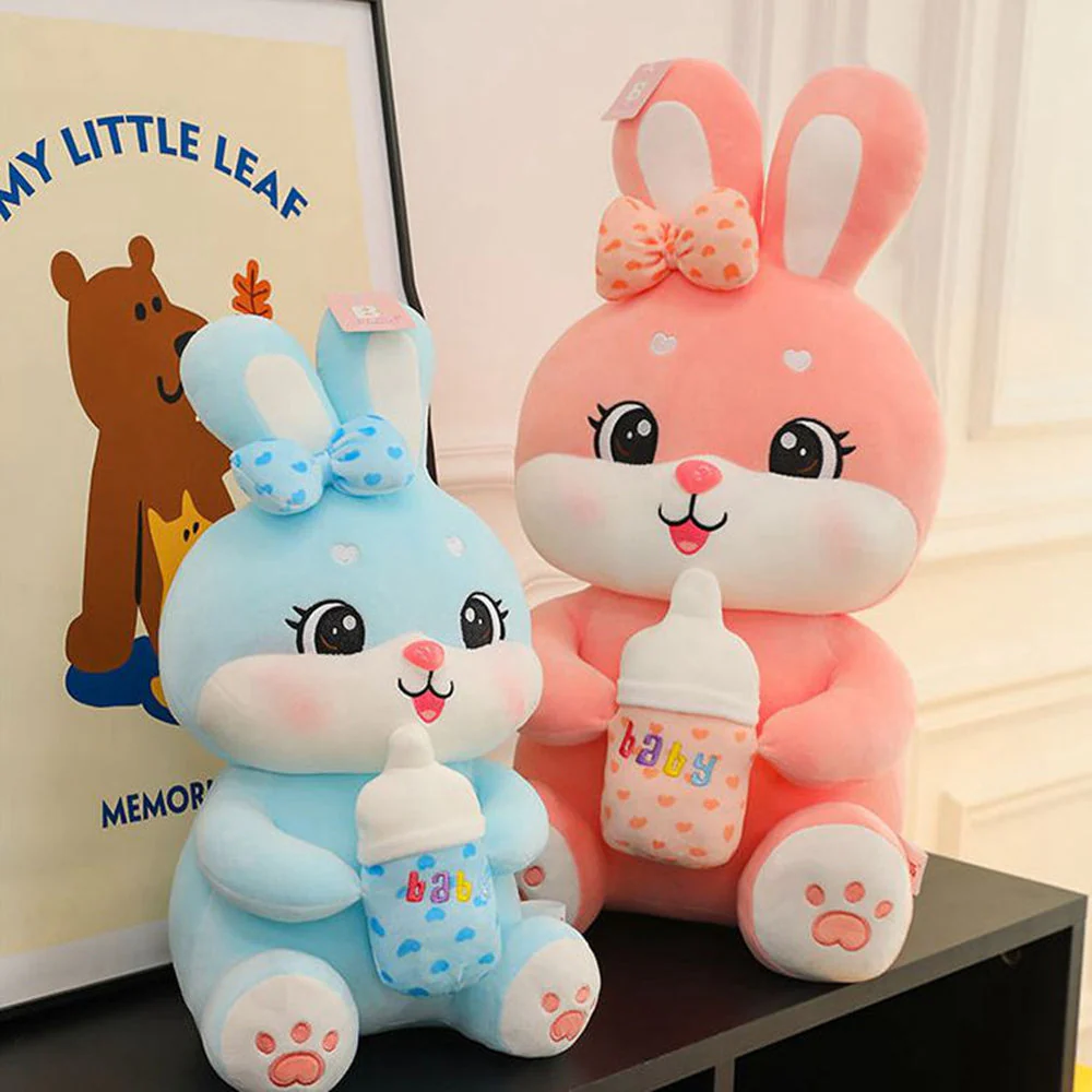 Sweet Bottle-Hugging Bunny Plush - Image 2