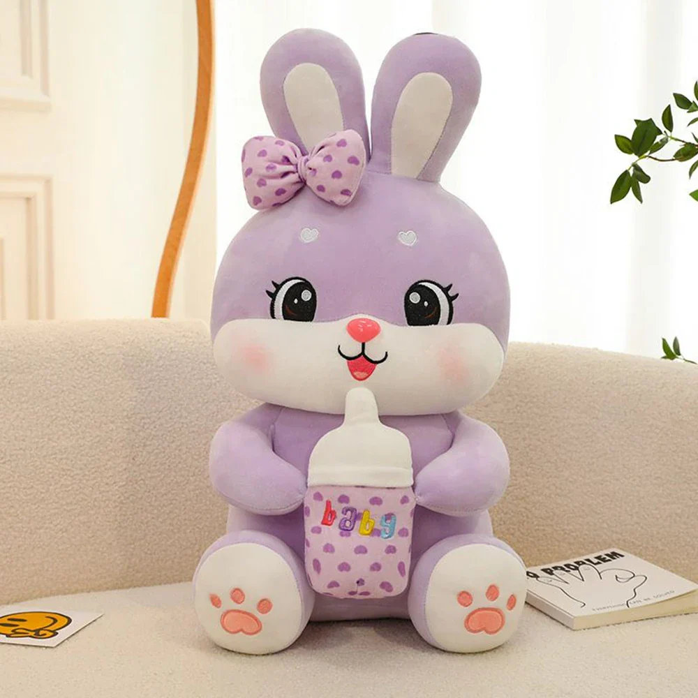 Sweet Bottle-Hugging Bunny Plush - Image 4
