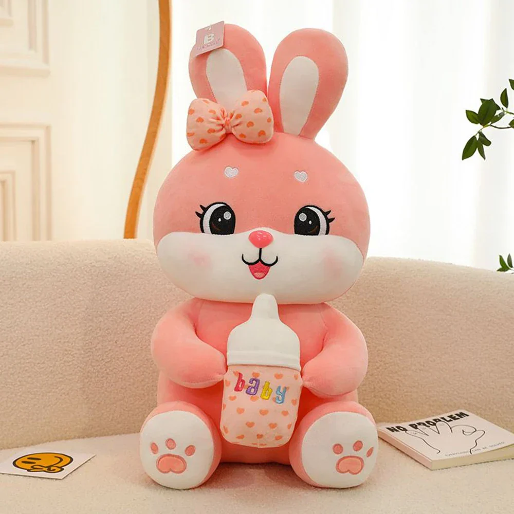 Sweet Bottle-Hugging Bunny Plush - Image 5