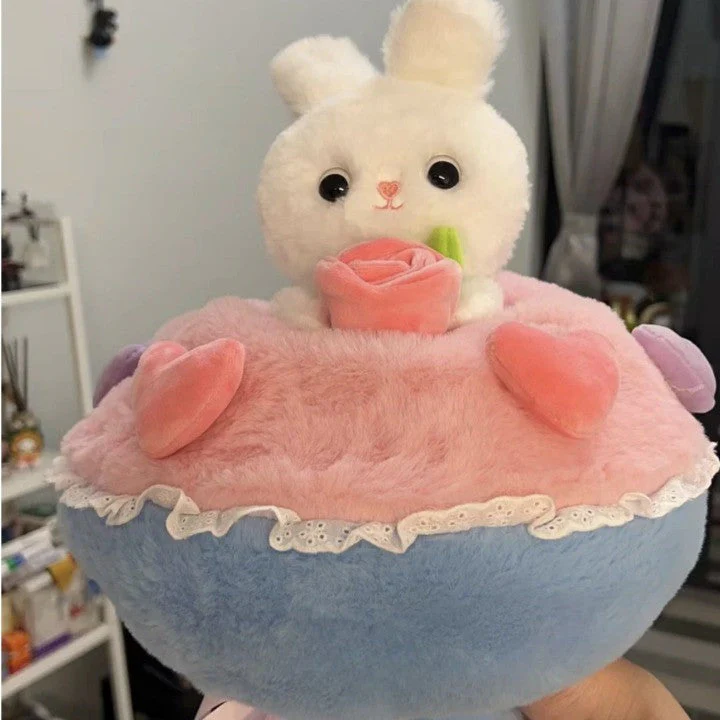 Sweet Bunny Love Affection Plush Bouquet - Image 3
