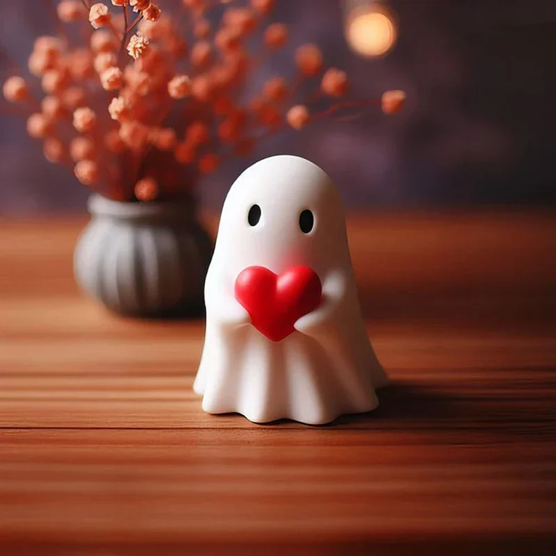 Sweet Not So Scary Ghost Home Decor Figurines - Image 2