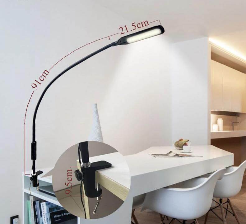 Table Clip Led Desk Lamp with Remote Control - Image 3