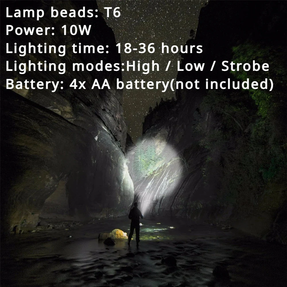 Tactical Aluminium Alloy Flashlight Self Defense Telescopic Stick - Image 7
