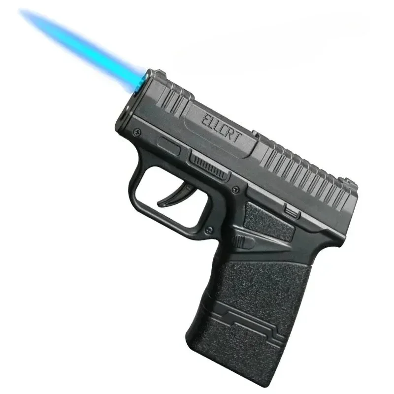 Tactical Gun Shape Jet Flame Hidden Storage Lighter - Image 9