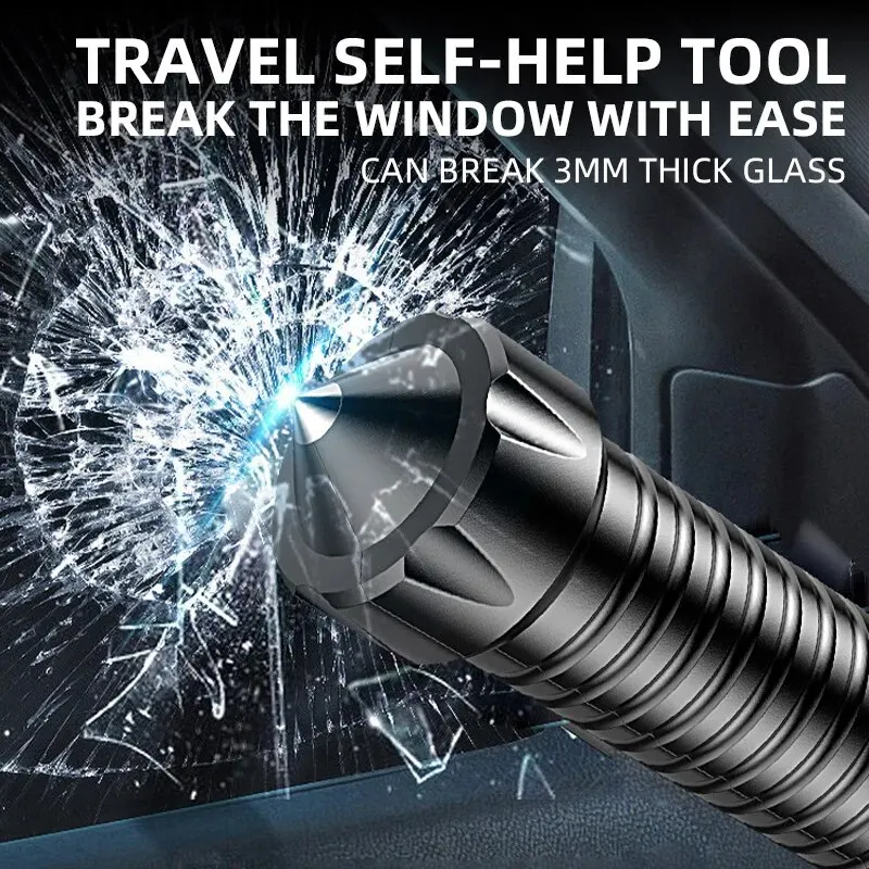 Tactical Self-Defense LED Flashlight Emergency Survival Tool - Image 3