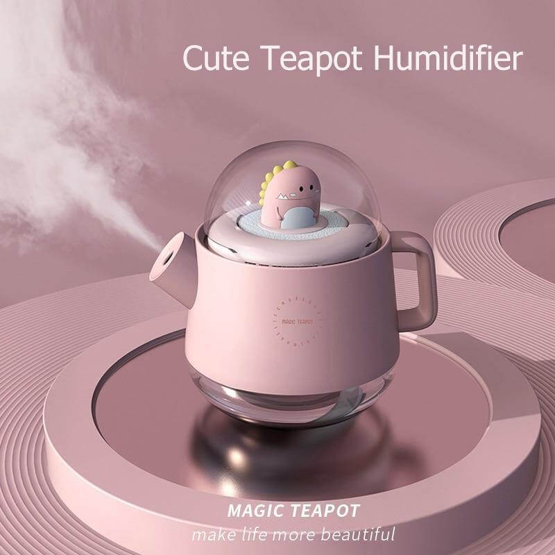 Teapot USB Colorful Air Humidifier Night Light - Image 15