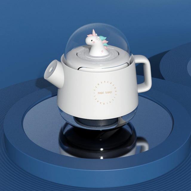 Teapot USB Colorful Air Humidifier Night Light - Image 16
