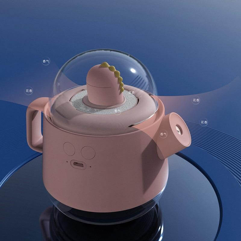 Teapot USB Colorful Air Humidifier Night Light - Image 2