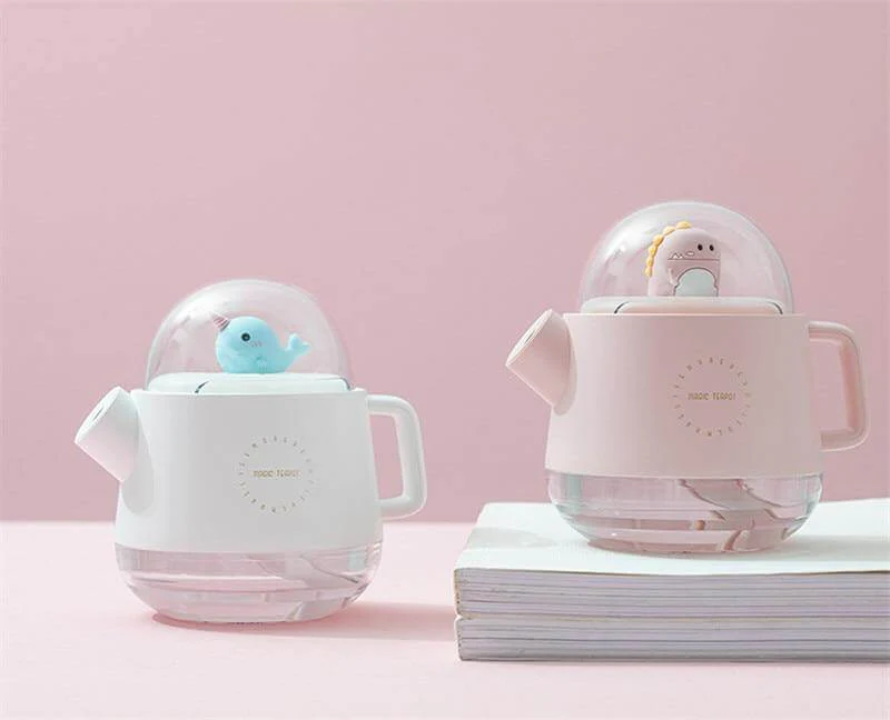 Teapot USB Colorful Air Humidifier Night Light - Image 8