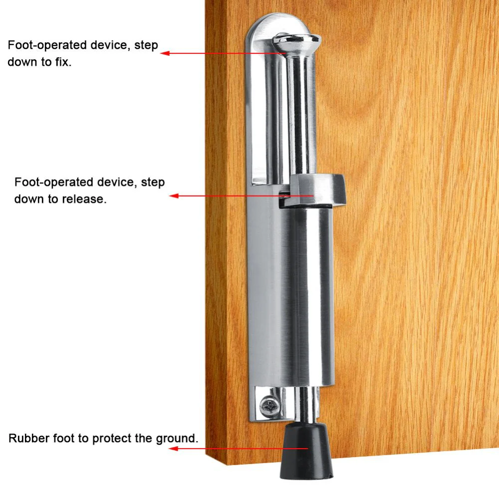 Telescopic Adjustable Heavy Duty Door Stopper - Image 4