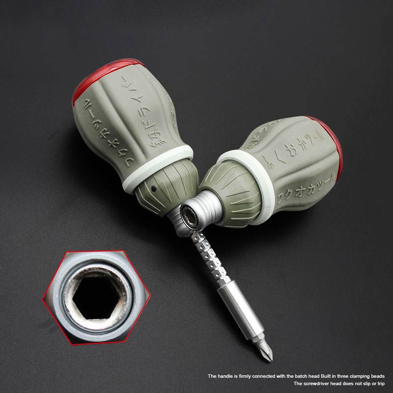 Telescopic Portable Magnetic Fix Flex Screwdriver Set - Image 2