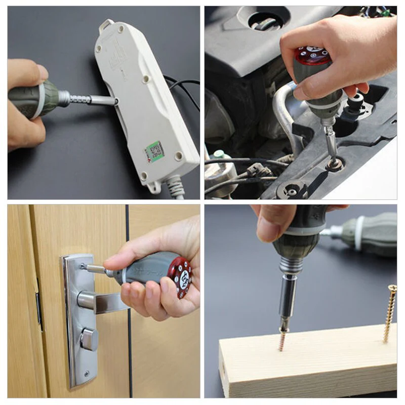Telescopic Portable Magnetic Fix Flex Screwdriver Set - Image 6