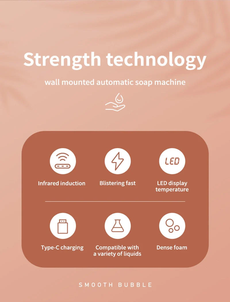 Temperature Display Automatic Soap Dispenser - Image 6