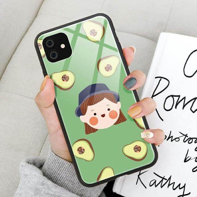 Tempered Glass Avocado iPhone 11 Cases - Image 8