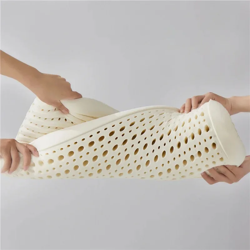 Therapeutic Cotton Cover Natural Latex Pillow - Image 2