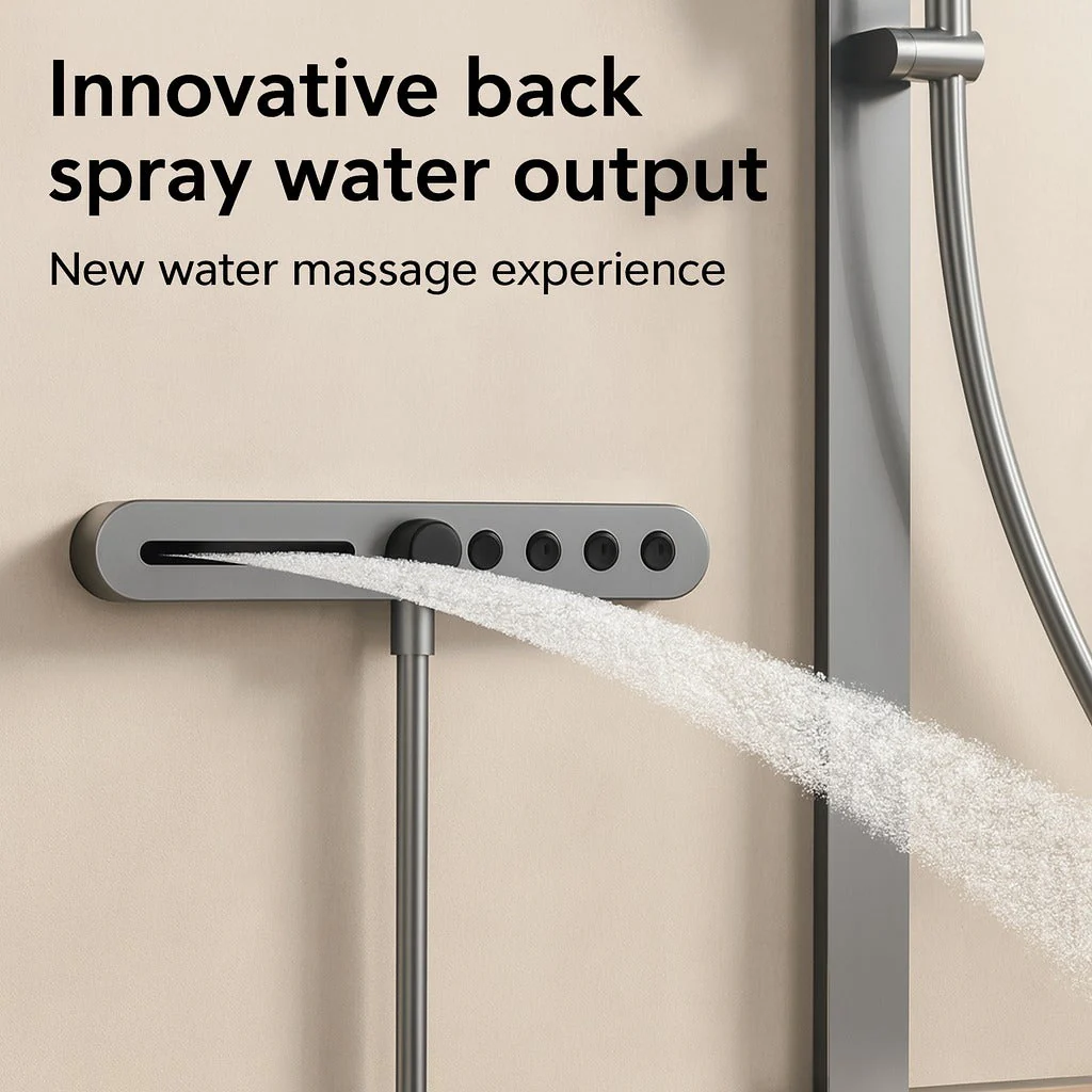 Thermostatic Rainfall Aura Shower Set - Image 4