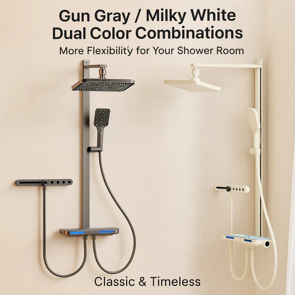 Thermostatic Rainfall Aura Shower Set - Image 5