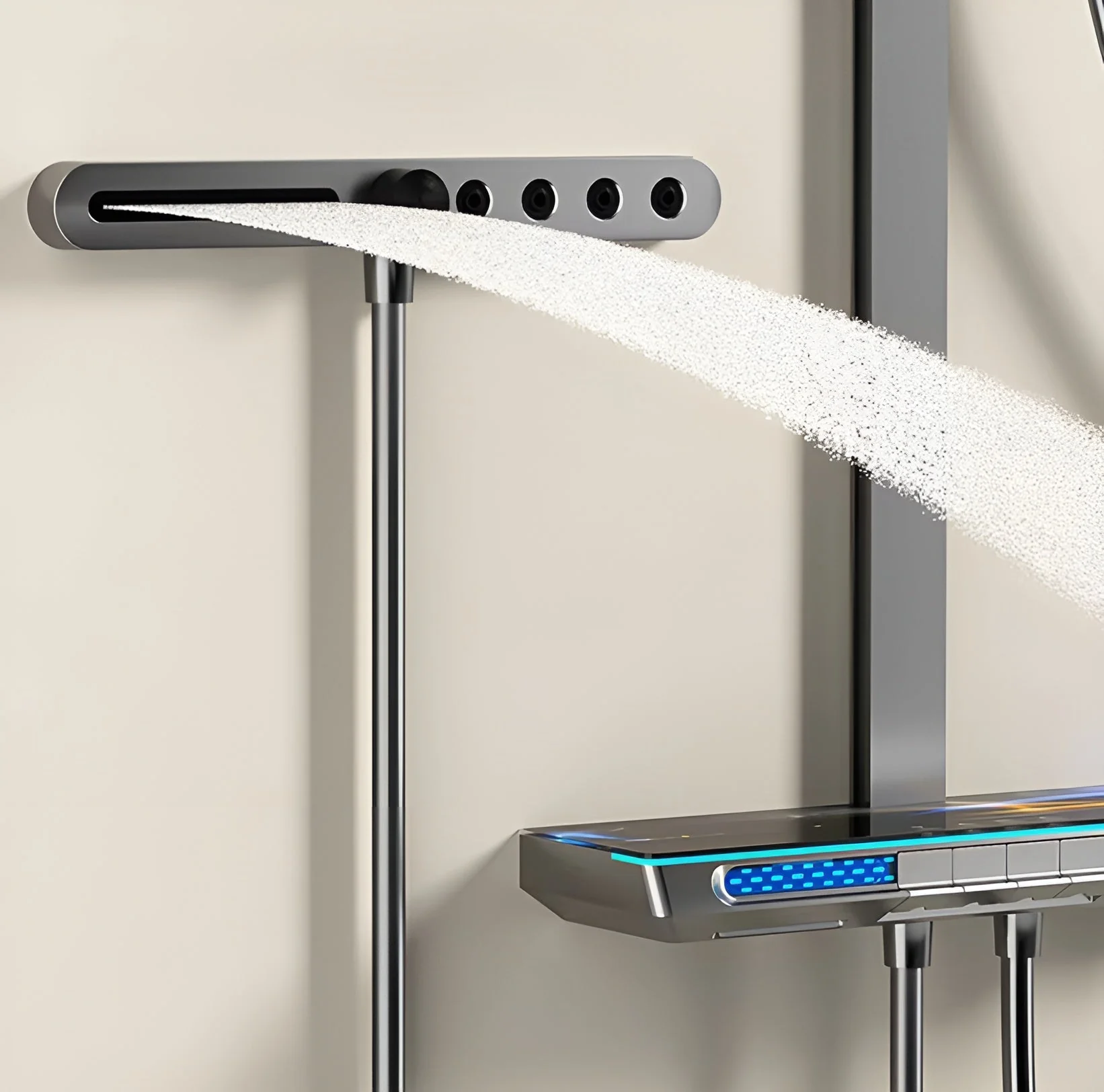 Thermostatic Rainfall Aura Shower Set - Image 8